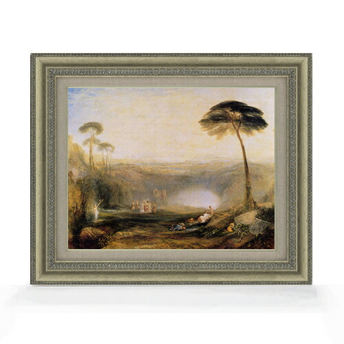 【油絵 直筆仕上げ】タ&minus;ナー 金枝 F6 【額入り】 絵画 販売 6号 油彩 風景画 558&times;467mm 複製画 送料無料 プレゼント ギフト 開店祝い 開業祝い 退職祝い 新築祝い リビング 玄関 モダン アートフレーム 壁掛け｜絵画販売アートレスト 21,754円