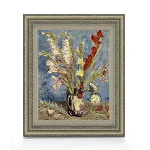 楽天市場】【油絵 直筆仕上げ】ゴッホ 銅の花瓶のアミガサユリ F10