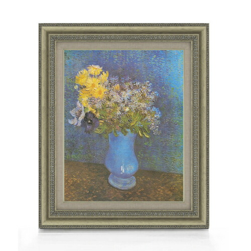 楽天市場】絵画 F6号 ゴッホ 「ヒナギクとアネモネのある花瓶」 複製画