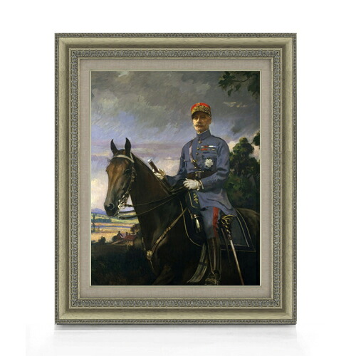 【油絵 直筆仕上げ】ターベル Marshal Ferdinand Foch F6 【額入り】 絵画 販売 6号 油彩 風景画 558&times;467mm 複製画 送料無料 プレゼント ギフト 開店祝い 開業祝い 退職祝い 新築祝い リビング 玄関 モダン アートフレーム 壁掛け｜絵画販売アートレスト