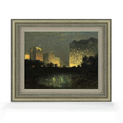 【油絵 直筆仕上げ】デリック The PlazaWilliam F6 【額入り】 絵画 販売 6号 油彩 風景画 558×467mm 複製画 送料無料 プレゼント ギフト 開店祝い 開業祝い 退職祝い 新築祝い リビング 玄関 モダン アートフレーム 壁掛け|絵画販売アートレスト