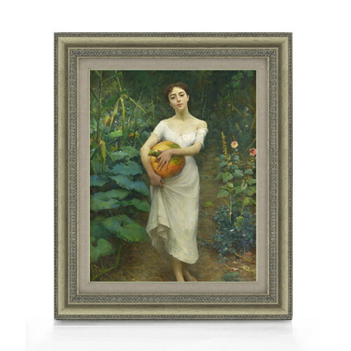 楽天市場】【油絵 直筆仕上げ】ボズナンスカ Girl with Chrysanthemums