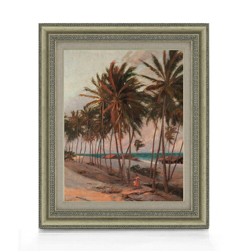 【油絵 直筆仕上げ】フィゲイレード Praia de Fortaleza F6 【額入り】 絵画 販売 6号 油彩 人物画 558&times;467mm 複製画 送料無料 プレゼント ギフト 開店祝い 開業祝い 退職祝い 新築祝い リビング 玄関 モダン アートフレーム 壁掛け｜絵画販売アートレスト