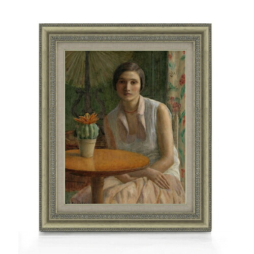 【油絵 直筆仕上げ】フリージキー Portrait of a Woman F6 【額入り】 絵画 販売 6号 油彩 人物画 558×467mm 複製画 送料無料 プレゼント ギフト 開店祝い 開業祝い 退職祝い 新築祝い リビング 玄関 モダン アートフレーム 壁掛け|絵画販売アートレスト