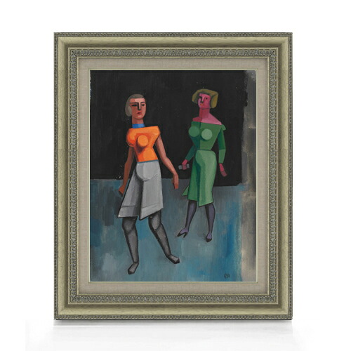 【油絵 直筆仕上げ】ウィーナー オネ・ティテル5 F6 【額入り】 絵画 販売 6号 油彩抽象画 558&times;467mm 複製画 送料無料 プレゼント ギフト 開店祝い 開業祝い 退職祝い 新築祝い リビング 玄関 モダン アートフレーム 壁掛け｜絵画販売アートレスト 22,350円