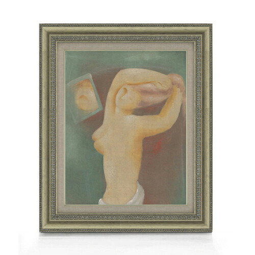 【油絵 直筆仕上げ】ガランダ 向かい合う鏡 F6 【額入り】 絵画 販売 6号 油彩 抽象画 558&times;467mm 複製画 送料無料 プレゼント ギフト 開店祝い 開業祝い 退職祝い 新築祝い リビング 玄関 モダン アートフレーム 壁掛け｜絵画販売アートレスト