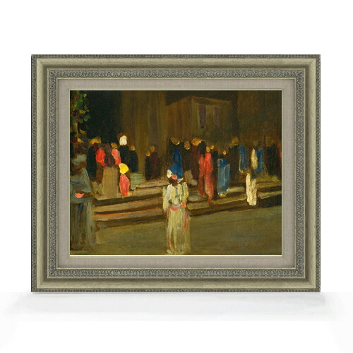 【油絵 直筆仕上げ】カンディンスキー セントクラウド公園 F6 【額入り】 絵画 販売 6号 油彩 抽象画 558×467mm 複製画 送料無料 プレゼント ギフト 開店祝い 開業祝い 退職祝い 新築祝い リビング 玄関 モダン アートフレーム 壁掛け|絵画販売アートレスト