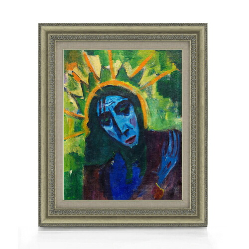 【油絵 直筆仕上げ】シュテナー クリストゥスコップ F6 【額入り】 絵画 販売 6号 油彩 抽象画 558&times;467mm 複製画 送料無料 プレゼント ギフト 開店祝い 開業祝い 退職祝い 新築祝い リビング 玄関 モダン アートフレーム 壁掛け｜絵画販売アートレスト