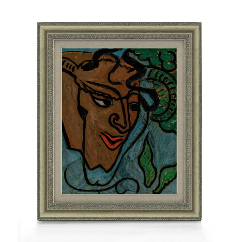【油絵 直筆仕上げ】ピカビア テット・ド・フォーヌ F6 【額入り】 絵画 販売 6号 油彩 抽象画 558×467mm 複製画 送料無料 プレゼント ギフト 開店祝い 開業祝い 退職祝い 新築祝い リビング 玄関 モダン アートフレーム 壁掛け|絵画販売アートレスト