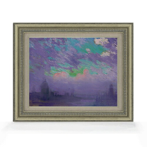 【油絵 直筆仕上げ】ペネル 緑、青、紫 F6 【額入り】 絵画 販売 6号 油彩 抽象画 558×467mm 複製画 送料無料 プレゼント ギフト 開店祝い 開業祝い 退職祝い 新築祝い リビング 玄関 モダン アートフレーム 壁掛け|絵画販売アートレスト