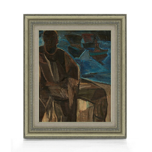 【油絵 直筆仕上げ】ペルメケ オーステンデのフィッサー F6 【額入り】 絵画 販売 6号 油彩 抽象画 558×467mm 複製画 送料無料 プレゼント ギフト 開店祝い 開業祝い 退職祝い 新築祝い リビング 玄関 モダン アートフレーム 壁掛け|絵画販売アートレスト