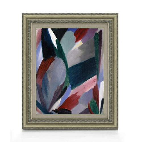 【油絵 直筆仕上げ】ヤウレンスキー ヴァリエーション、厳しい冬 F6 【額入り】 絵画 販売 6号 油彩 抽象画 558×467mm 複製画 送料無料 プレゼント ギフト 開店祝い 開業祝い 退職祝い 新築祝い リビング 玄関 モダン アートフレーム 壁掛け|絵画販売アートレスト