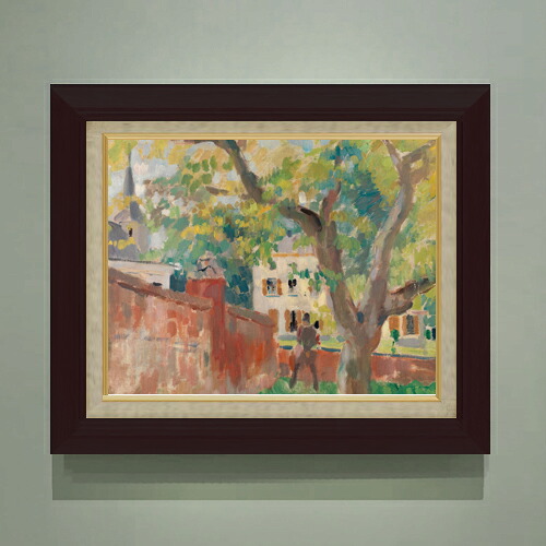 【油絵 直筆仕上げ】ウーターズ 古いクルミの木 F6 【額入り】 絵画 販売 6号 油彩 抽象画 556×465mm 複製画 送料無料 プレゼント ギフト 開店祝い 開業祝い 退職祝い 新築祝い リビング 玄関 モダン アートフレーム 壁掛け