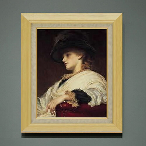 【油絵 直筆仕上げ】フレデリック・レイトン Phoebe F6 【額入り】 絵画 販売 6号 油彩 人物画 556×465mm 複製画 送料無料 プレゼント ギフト 開店祝い 開業祝い 退職祝い 新築祝い リビング 玄関 モダン アートフレーム 壁掛け|絵画販売アートレスト