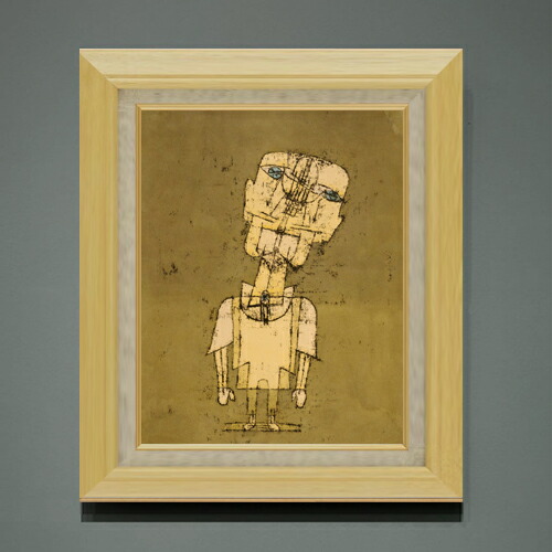 【油絵 直筆仕上げ】パウル・クレー Ghost of a Genius F6 【額入り】 絵画 販売 6号 油彩 抽象画 556×465mm 複製画 送料無料 プレゼント ギフト 開店祝い 開業祝い 退職祝い 新築祝い リビング 玄関 モダン アートフレーム 壁掛け|絵画販売アートレスト