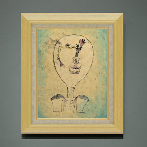 【油絵 直筆仕上げ】パウル・クレー The Beginnings of a Smile F6 【額入り】 絵画 販売 6号 油彩 抽象画 556&times;465mm 複製画 送料無料 プレゼント ギフト 開店祝い 開業祝い 退職祝い 新築祝い リビング 玄関 モダン アートフレーム 壁掛け｜絵画販売アートレスト