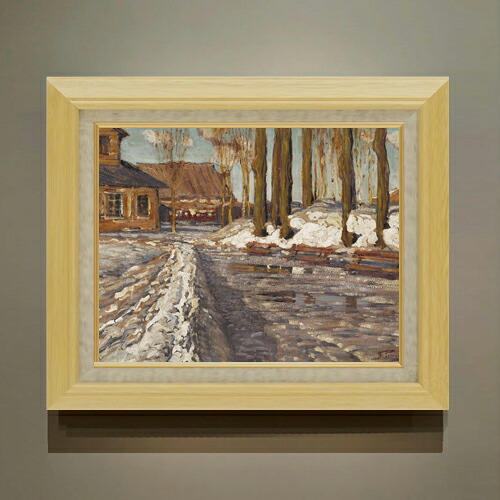 【油絵 直筆仕上げ】プルヴィティス In Viesturdrzs F6 【額入り】 絵画 販売 6号 油彩 風景画 556×465mm 複製画 送料無料 プレゼント ギフト 開店祝い 開業祝い 退職祝い 新築祝い リビング 玄関 モダン アートフレーム 壁掛け