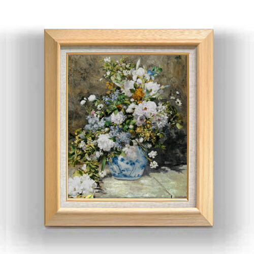 楽天市場】ルノワール 「春のブーケ」 F8号（額外寸61x49.5cm） 高精彩