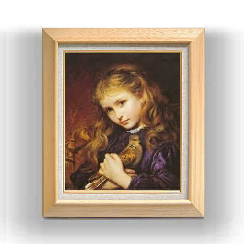 【油絵 直筆仕上げ】ソフィー・アンダーソン キジバト F8 【額入り】 絵画 販売 8号 油彩 風景画 600×526mm 複製画 送料無料 プレゼント ギフト 開店祝い 開業祝い 退職祝い 新築祝い リビング 玄関 モダン アートフレーム 壁掛け