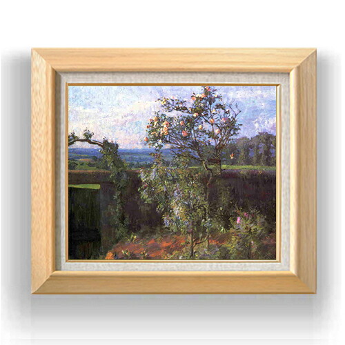 【油絵 直筆仕上げ】カイユボット イエール近郊の風景 F8 【額入り】 絵画 販売 8号 油彩 風景画 600×526mm 複製画 送料無料 プレゼント ギフト 開店祝い 開業祝い 退職祝い 新築祝い リビング 玄関 モダン アートフレーム 壁掛け