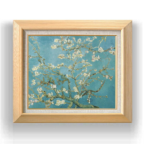 楽天市場】【油絵 直筆仕上げ】ゴッホ 花咲くアーモンドの木の枝