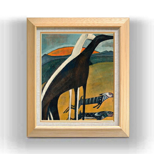 【油絵 直筆仕上げ】アマデオ・デ・ソウザ・カルドソ The Greyhounds F8 【額入り】 絵画 販売 8号 油彩 抽象画 600×526mm 複製画 送料無料 プレゼント ギフト 開店祝い 開業祝い 退職祝い 新築祝い リビング 玄関 モダン アートフレーム 壁掛け