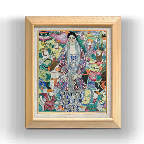 【油絵 直筆仕上げ】クリムト Portrait of Friedericke Maria Beer F8 【額入り】 絵画 販売 8号 油彩 抽象画 600×526mm 複製画 送料無料 プレゼント ギフト 開店祝い 開業祝い 退職祝い 新築祝い リビング 玄関 モダン アートフレーム 壁掛け