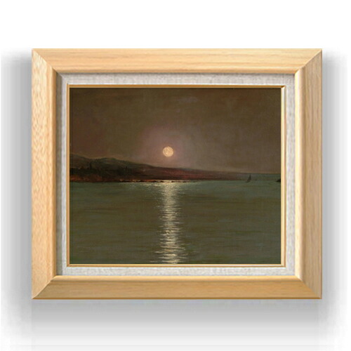 【油絵 直筆仕上げ】ゾナロ Full Moon F8 【額入り】 絵画 販売 8号 油彩 風景画 600×526mm 複製画 送料無料 プレゼント ギフト 開店祝い 開業祝い 退職祝い 新築祝い リビング 玄関 モダン アートフレーム 壁掛け