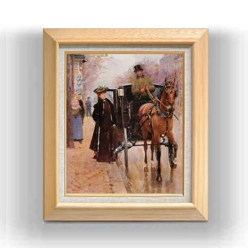 【油絵 直筆仕上げ】ジャン・ベロー Photogravure aquarellee F8 【額入り】 絵画 販売 8号 油彩 風景画 600×526mm 複製画 送料無料 プレゼント ギフト 開店祝い 開業祝い 退職祝い 新築祝い リビング 玄関 モダン アートフレーム 壁掛け
