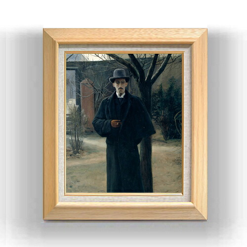 【油絵 直筆仕上げ】ルシニョール Portrait of Miquel Utrillo F8 【額入り】 絵画 販売 8号 油彩 人物画 600×526mm 複製画 送料無料 プレゼント ギフト 開店祝い 開業祝い 退職祝い 新築祝い リビング 玄関 モダン アートフレーム 壁掛け