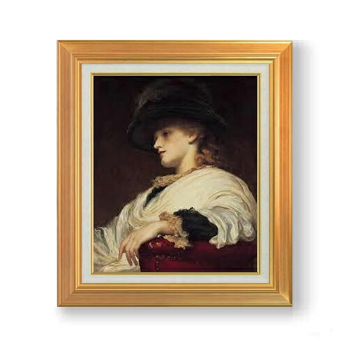 【油絵 直筆仕上げ】フレデリック・レイトン Phoebe F8 【アップグレード額】 絵画 販売 8号 油彩 風景画 592×518mm 複製画 送料無料 プレゼント ギフト 開店祝い 開業祝い 退職祝い 新築祝い リビング 玄関 モダン アートフレーム 壁掛け|絵画販売アートレスト