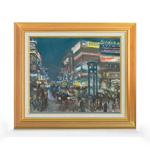 【油絵 直筆仕上げ】パシュケ ポツダム広場 F8 【アップグレード額】 絵画 販売 8号 油彩 抽象画 592×518mm 複製画 送料無料 プレゼント ギフト 開店祝い 開業祝い 退職祝い 新築祝い リビング 玄関 モダン 近代アート 壁掛け|絵画販売アートレスト