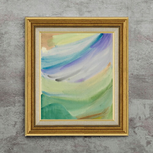 【油絵 直筆仕上げ】ウィーナー Farbstudien、10 F8 【アップグレード額】 絵画 販売 8号 油彩抽象画 596×522mm 複製画 送料無料 プレゼント ギフト 開店祝い 開業祝い 退職祝い 新築祝い リビング 玄関 モダン 近代アート 壁掛け|絵画販売アートレスト