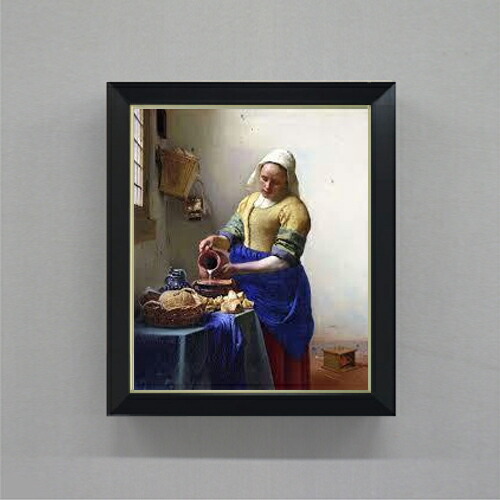 楽天市場】フェルメール 「牛乳を注ぐ女」 F8号（額外寸61x49.5cm） 高