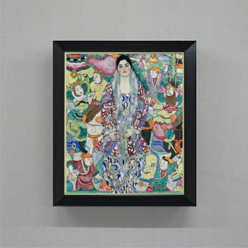【油絵 直筆仕上げ】クリムト Portrait of Friedericke Maria Beer F8 【シンプルフレーム】 絵画 販売 8号 油彩 抽象画 485×410mm 複製画 送料無料 プレゼント ギフト 開店祝い 開業祝い 退職祝い 新築祝い リビング 玄関 モダン 近代アート 壁掛け