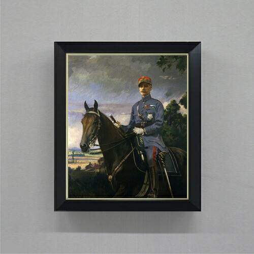 【油絵 直筆仕上げ】ターベル Marshal Ferdinand Foch F8 【シンプルフレーム】 絵画 販売 8号 油彩 風景画 485×410mm 複製画 送料無料 プレゼント ギフト 開店祝い 開業祝い 退職祝い 新築祝い リビング 玄関 モダン 近代アート 壁掛け|絵画販売アートレスト