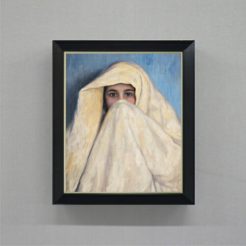 【油絵 直筆仕上げ】バルボサ A moura F8 【シンプルフレーム】 絵画 販売 8号 油彩 人物画 485×410mm 複製画 送料無料 プレゼント ギフト 開店祝い 開業祝い 退職祝い 新築祝い リビング 玄関 モダン 近代アート 壁掛け