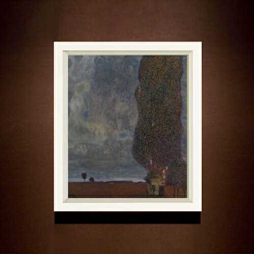 【油絵 直筆仕上げ】クリムト The Large Poplar 2 F8 【シンプルフレーム】 絵画 販売 8号 油彩 抽象画 485×410mm 複製画 送料無料 プレゼント ギフト 開店祝い 開業祝い 退職祝い 新築祝い リビング 玄関 モダン 近代アート 壁掛け 27,650円