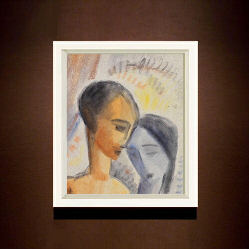 【油絵 直筆仕上げ】ヨハンセン パール(1921) F8 【シンプルフレーム】 絵画 販売 8号 油彩 抽象画 485×410mm 複製画 送料無料 プレゼント ギフト 開店祝い 開業祝い 退職祝い 新築祝い リビング 玄関 モダン 近代アート 壁掛け|絵画販売アートレスト