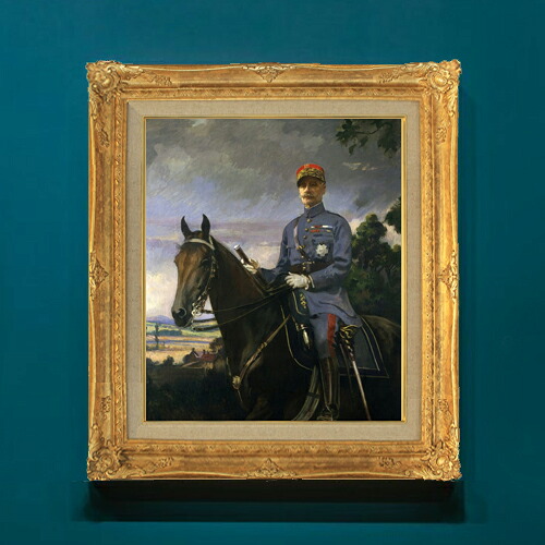 【油絵 直筆仕上げ】ターベル Marshal Ferdinand Foch F8 【アップグレード額】 絵画 販売 8号 油彩 風景画 593×518mm 複製画 送料無料 プレゼント ギフト 開店祝い 開業祝い 退職祝い 新築祝い リビングアートフレーム 壁掛け|絵画販売アートレスト