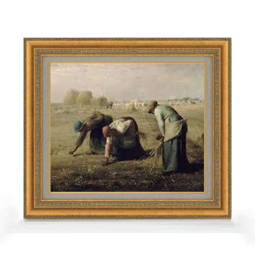 楽天市場】【スーパーSALE10％OFF】名画 油絵 落穂拾い(おちほひろい