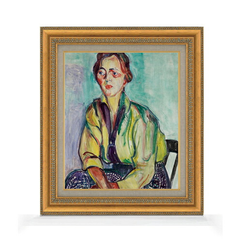 【油絵 直筆仕上げ】マルファッティ The Student F8 【額入り】 絵画 販売 8号 油彩 人物画 602&times;528mm 複製画 送料無料 プレゼント ギフト 開店祝い 開業祝い 退職祝い 新築祝い リビング 玄関 モダン アートフレーム 壁掛け｜絵画販売アートレスト 27,720円