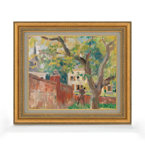【油絵 直筆仕上げ】ウーターズ 古いクルミの木 F8 【額入り】 絵画 販売 8号 油彩 抽象画 602×528mm 複製画 送料無料 プレゼント ギフト 開店祝い 開業祝い 退職祝い 新築祝い リビング 玄関 モダン アートフレーム 壁掛け