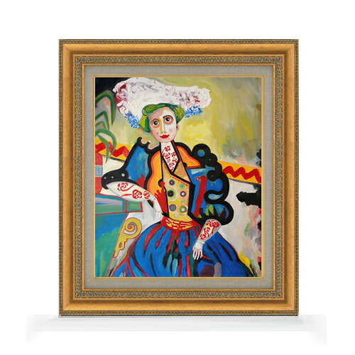 【油絵 直筆仕上げ】カルドーゾ A mulher F8 【額入り】 絵画 販売 8号 油彩 抽象画 602×528mm 複製画 送料無料 プレゼント ギフト 開店祝い 開業祝い 退職祝い 新築祝い リビング 玄関 モダン アートフレーム 壁掛け