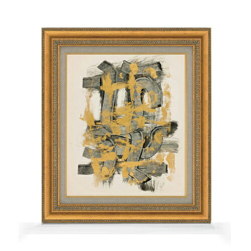 【油絵 直筆仕上げ】スースター 抽象的なモチーフ F8 【額入り】 絵画 販売 8号 油彩 抽象画 602&times;528mm 複製画 送料無料 プレゼント ギフト 開店祝い 開業祝い 退職祝い 新築祝い リビング 玄関 モダン アートフレーム 壁掛け｜絵画販売アートレスト