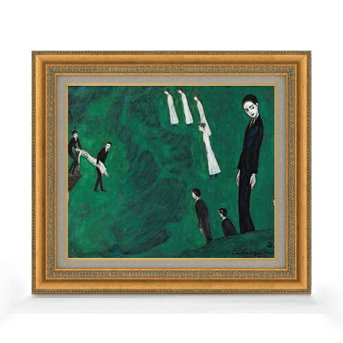 【油絵 直筆仕上げ】ダーデル デン・ドリンナード・フリカン F8 【額入り】 絵画 販売 8号 油彩 抽象画 602×528mm 複製画 送料無料 プレゼント ギフト 開店祝い 開業祝い 退職祝い 新築祝い リビング 玄関 モダン アートフレーム 壁掛け|絵画販売アートレスト