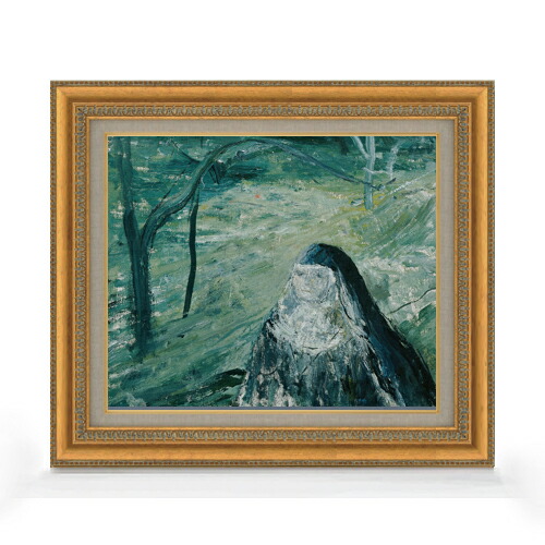 【油絵 直筆仕上げ】テニー ノンネ F8 【額入り】 絵画 販売 8号 油彩 抽象画 602×528mm 複製画 送料無料 プレゼント ギフト 開店祝い 開業祝い 退職祝い 新築祝い リビング 玄関 モダン アートフレーム 壁掛け