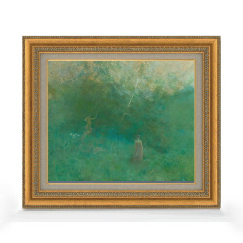 【油絵 直筆仕上げ】デューイング 白樺 F8 【額入り】 絵画 販売 8号 油彩 抽象画 602×528mm 複製画 送料無料 プレゼント ギフト 開店祝い 開業祝い 退職祝い 新築祝い リビング 玄関 モダン アートフレーム 壁掛け