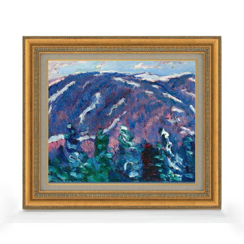 【油絵 直筆仕上げ】ハートリー 冬の歌、第3番 F8 【額入り】 絵画 販売 8号 油彩 抽象画 602×528mm 複製画 送料無料 プレゼント ギフト 開店祝い 開業祝い 退職祝い 新築祝い リビング 玄関 モダン アートフレーム 壁掛け|絵画販売アートレスト