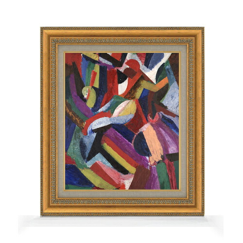 【油絵 直筆仕上げ】ヘンリー・ブルース 作曲3 F8 【額入り】 絵画 販売 8号 油彩 抽象画 602×528mm 複製画 送料無料 プレゼント ギフト 開店祝い 開業祝い 退職祝い 新築祝い リビング 玄関 モダン アートフレーム 壁掛け